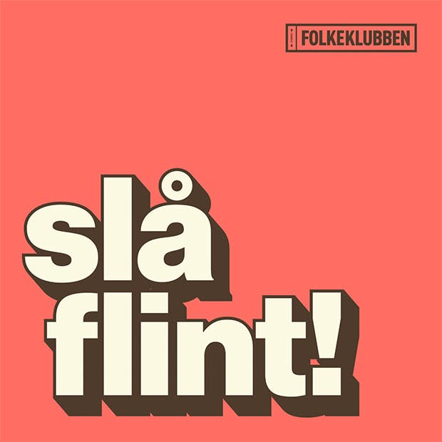 LP fra Folkeklubben med titlen Slå Flint