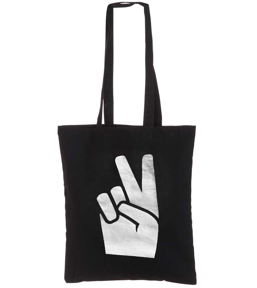 veto - finger tote bag
